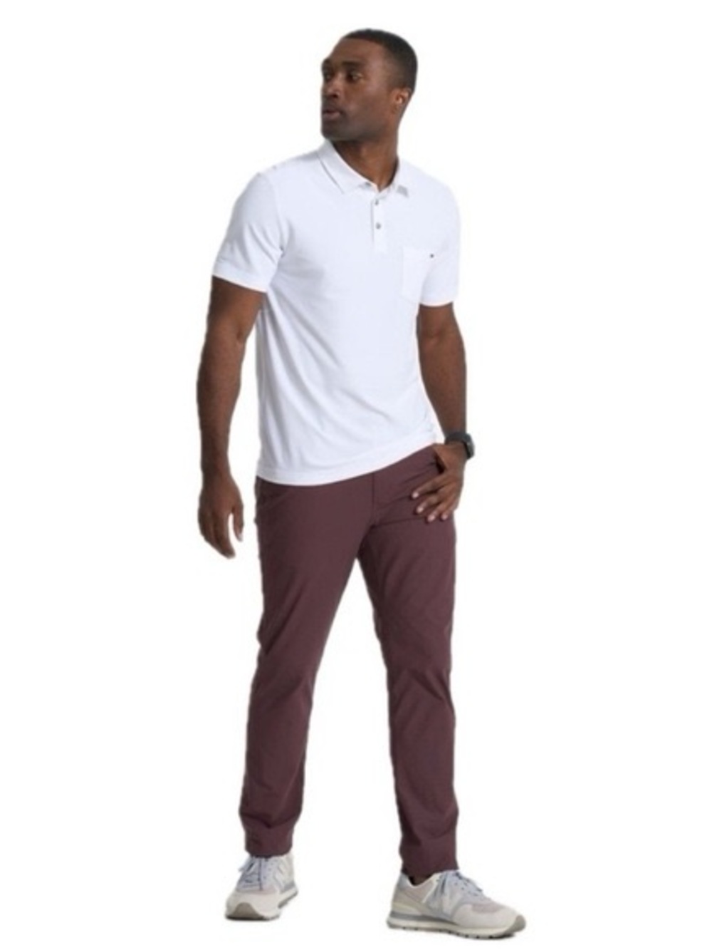 NWT Vuori Meta Pant Chestnut 36 Men’s Slim Fit Performance Pants